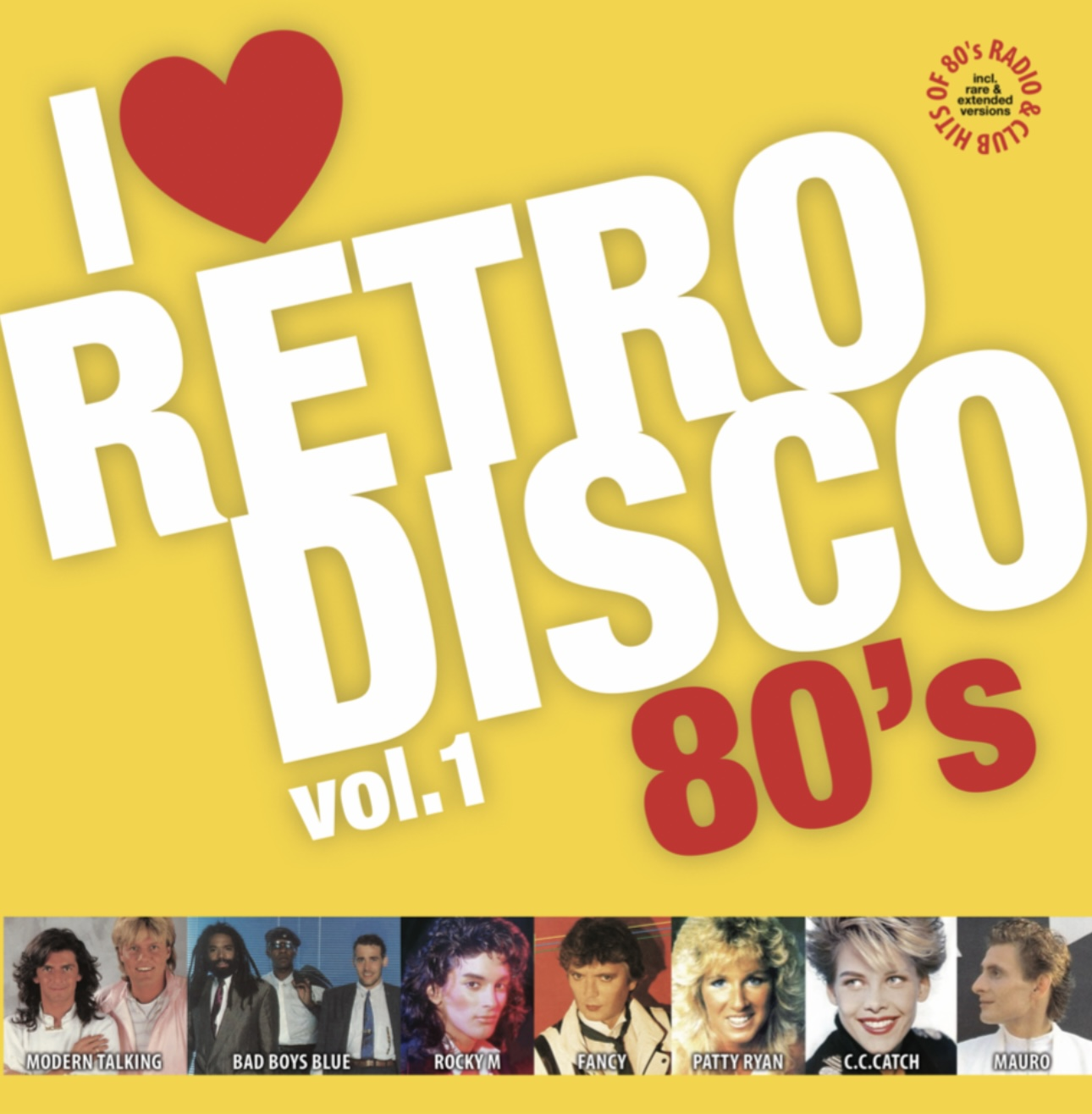 Különböző előadók - I Love Retro Disco 80's Vol. 1 (Vinyl LP (nagylemez))