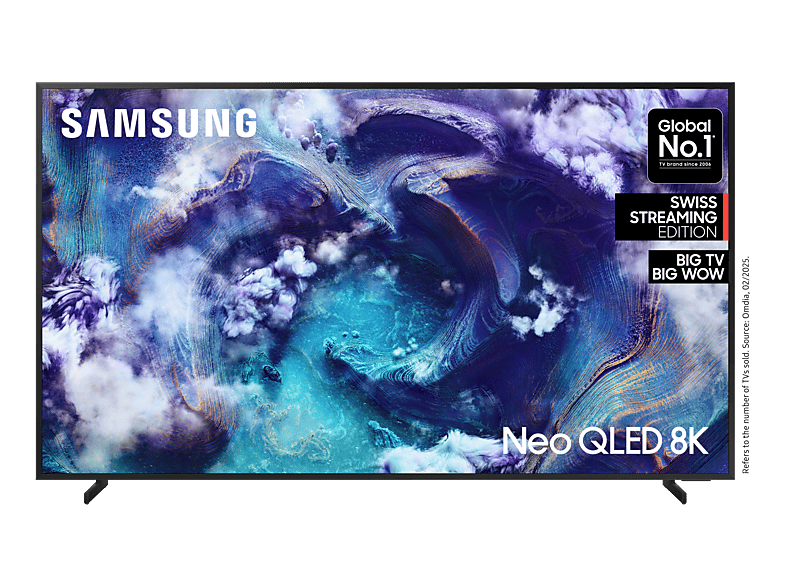 SAMSUNG 75 Neo QLED QN900F 8K Mini LED, NQ8 AI Gen2 Prozessor, Vision Smart TV (2025)