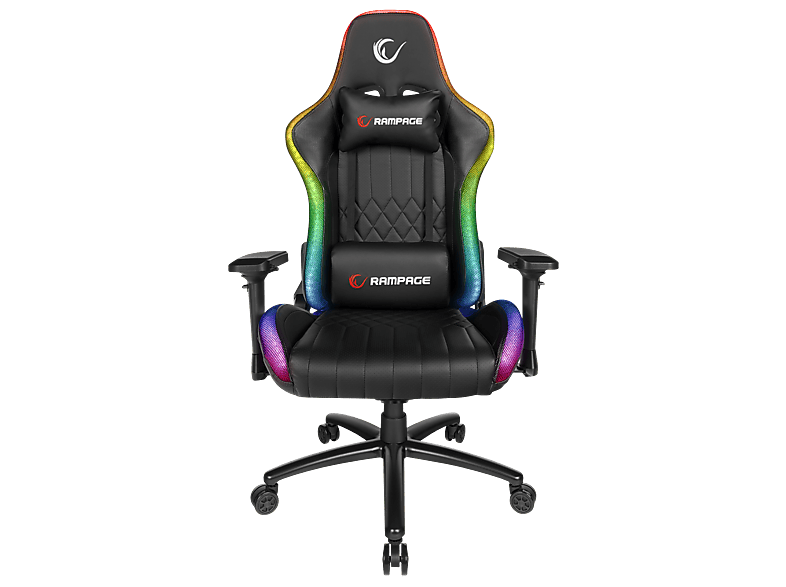 RAMPAGE KL-R13 Void RGB Aydınlatmalı Oyuncu Koltuğu Siyah