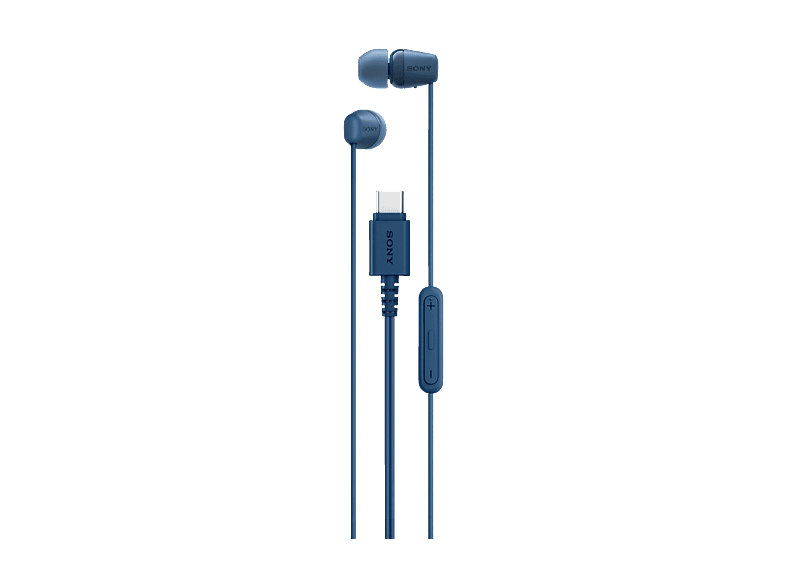 SONY IER-EX 15C, In-ear Kopfhörer Blau