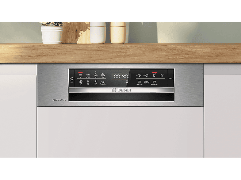 Thumbnail - BOSCH SPI6EMS21E Serie 6 Geschirrspüler (teilintegrierbar, 448 mm breit, 44 dB (A), B)