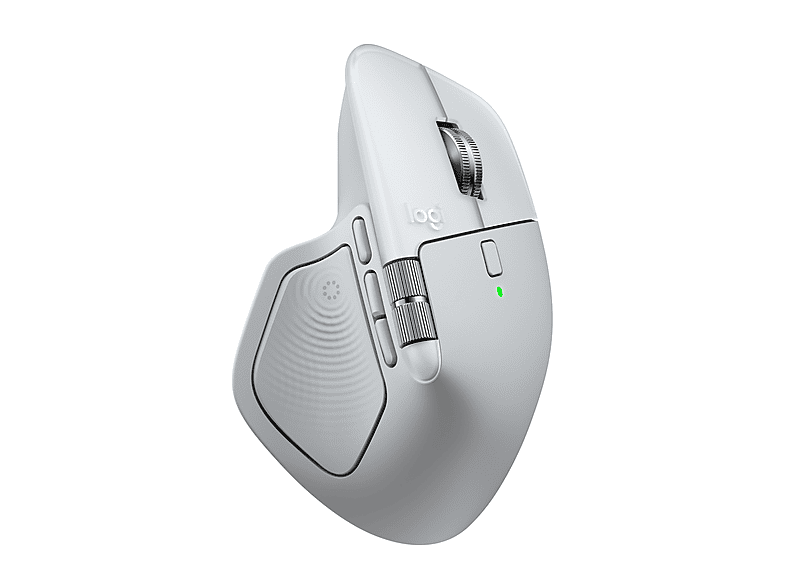MOUSE WIRELESS LOGITECH MX Master 4, Collegamento Bluetooth, Ingresso: Otticamente a diodi laser, Scrolling 4 direzioni, Risoluzione max 1000 dpi, forma ergonomica, Off White