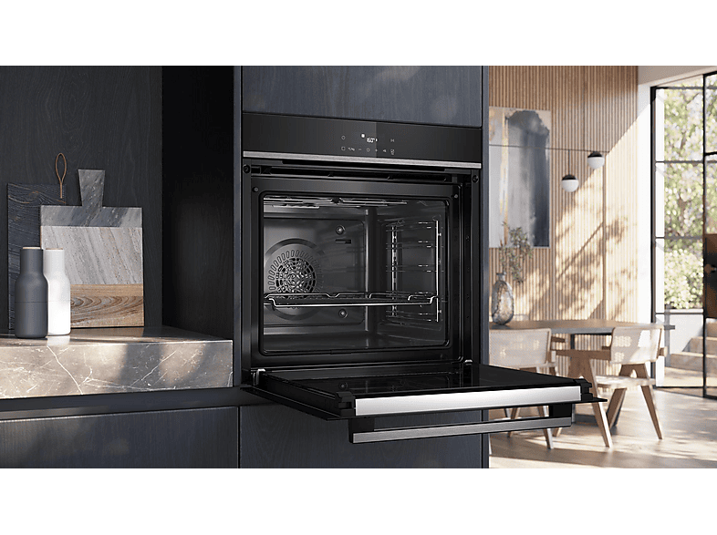 SIEMENS HB571ABS3, Einbaubackofen (Einbaugerät, 71 l, 594 mm breit), iQ300