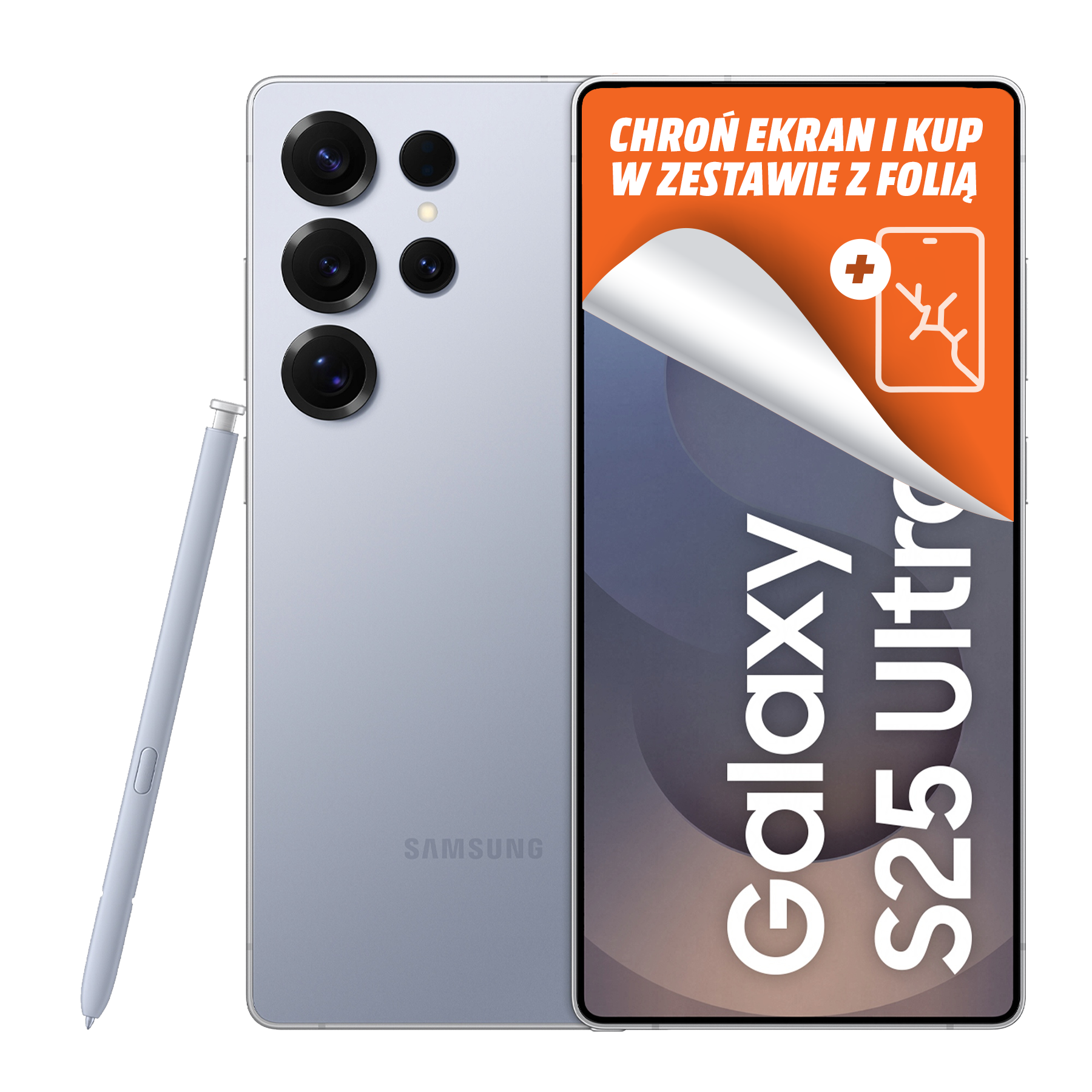 Smartfon SAMSUNG Galaxy S25 Ultra 5G 12/256GB Niebieski (Titanium