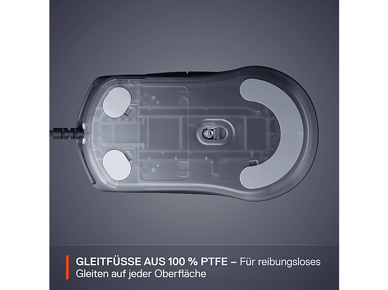 Steel Series Gaming Maus Rival 3 Gen 2, schwarz, USB — Foto 4 von 4