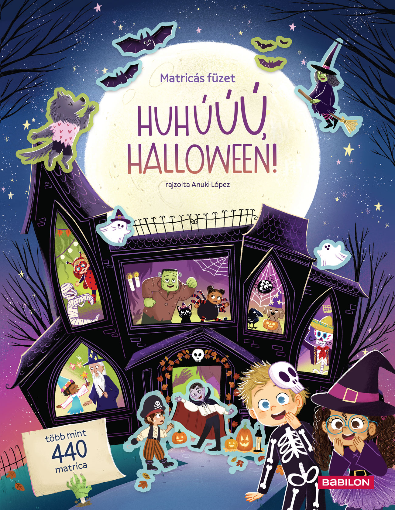 Jana Sedláčková - Huhúúú, Halloween! Matricás füzet