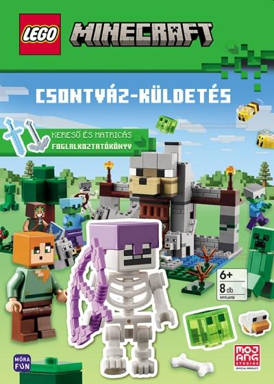 Móra Könyvkiadó - LEGO Minecraft Csontváz-küldetés Kereső és matricás foglalkoztatókönyv