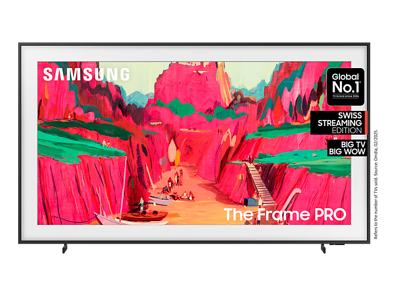SAMSUNG 75 The Frame Pro 4K Mini LED, NQ4 AI Gen3 Prozessor, Vision Smart TV (2025)