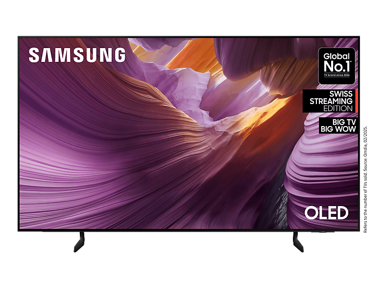 SAMSUNG 83 OLED S85F 4K, NQ4 AI Gen2 Prozessor, Vision Smart TV (2025)