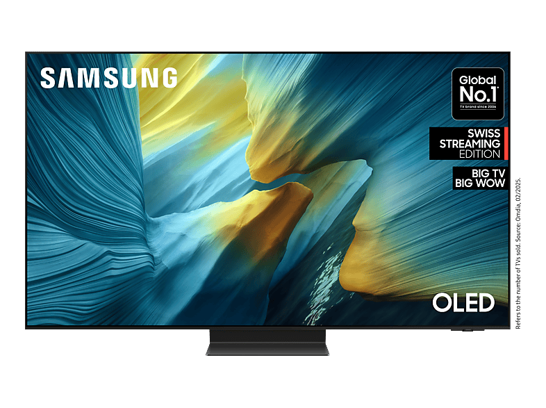 SAMSUNG 77 OLED S95F 4K, NQ4 AI Gen3 Prozessor, Vision Smart TV (2025)