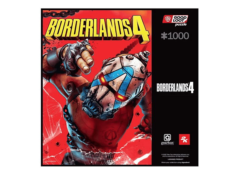 Puzzle GOOD LOOT Gaming Puzzle: Borderlands 4 Break Free Psycho (1000 elementów) Wielokolorowy – zdjęcie 3