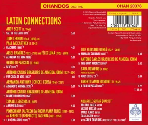 CD-Cover mit rotem Hintergrund, weißem Text und Titeln. Künstler sind aufgeführt. Barcode und Logo sind sichtbar.