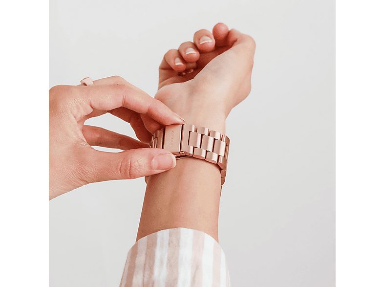 VONMÄHLEN Watch Strap - Link Bracelet 2, Ersatzarmband, Rose Gold