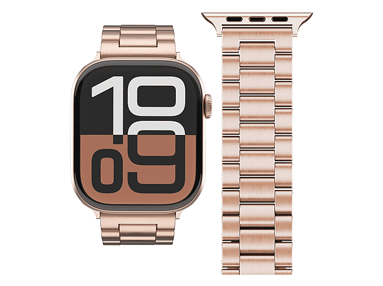 VONMÄHLEN Watch Strap - Link Bracelet 2, Ersatzarmband, Rose Gold