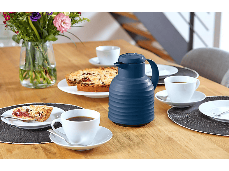 Emsa SAMBA Wave Isolierkanne 1l, Navy — Foto 4 von 4
