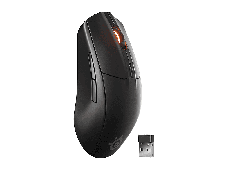 STEELSERIES Rival 3 Wireless Gen 2, Gaming Maus, Schwarz