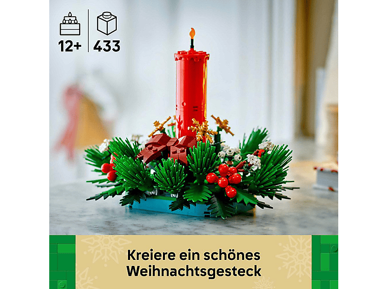 Lego Iconic 40743 Weihnachtsgesteck Bausatz, Mehrfarbig — Foto 2 von 5