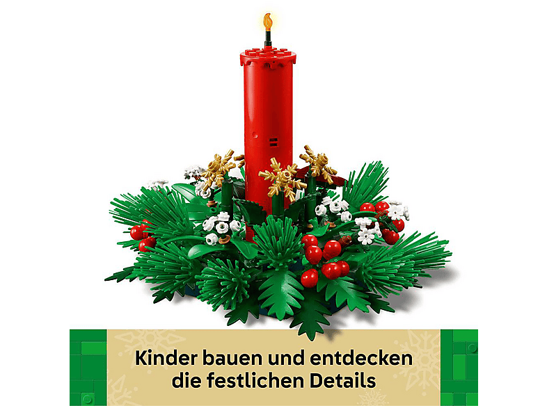 Lego Iconic 40743 Weihnachtsgesteck Bausatz, Mehrfarbig — Foto 3 von 5