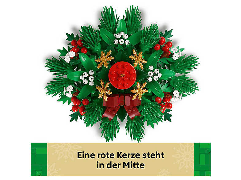 Lego Iconic 40743 Weihnachtsgesteck Bausatz, Mehrfarbig — Foto 4 von 5
