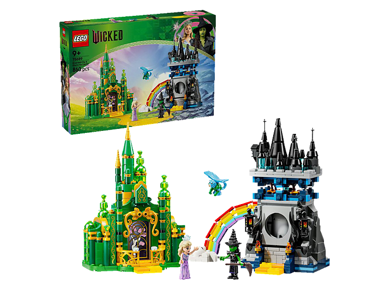LEGO Wicked 75689 Emerald City & Kiamo Ko Castle Bausatz, Mehrfarbig Kunststoff