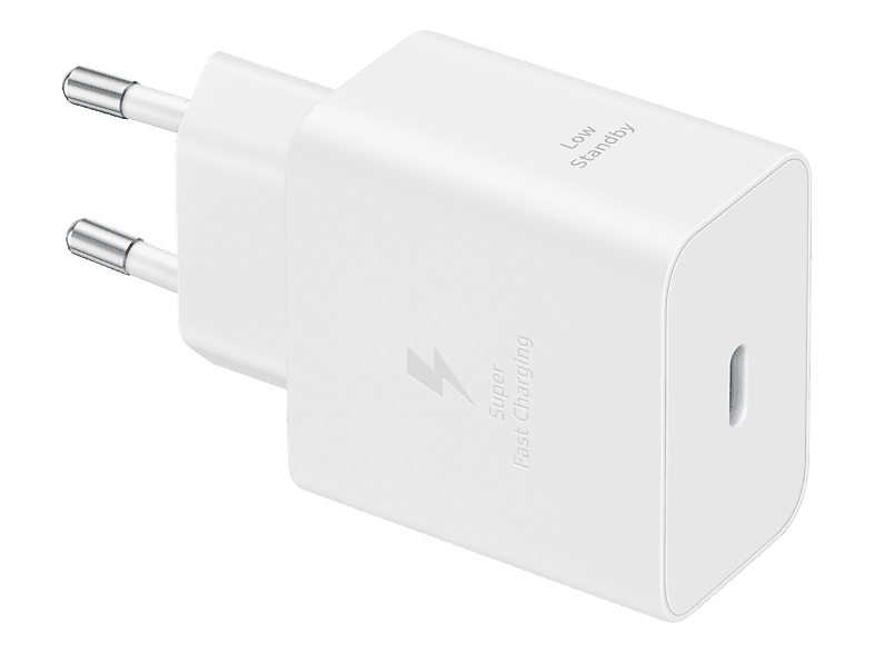 SAMSUNG 45W Power Adapter Schnellladeadapter Universal, 5 V 45 W, Weiss