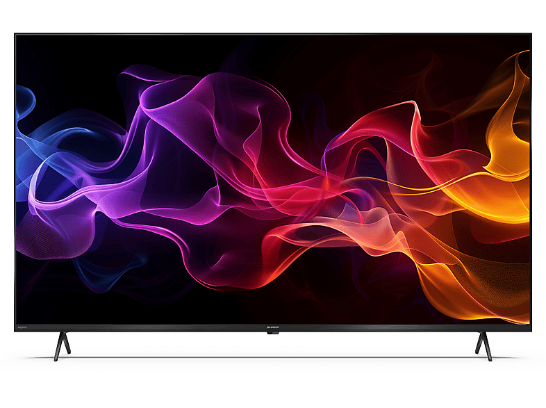 Telewizor QLED SHARP 50HP5465E 50" 4K Google TV Dolby Vision Czarny – zdjęcie 2