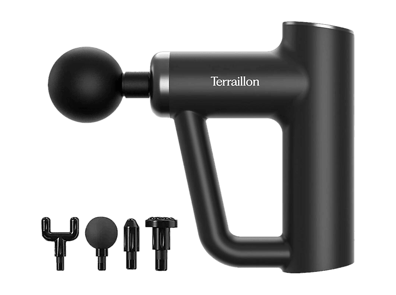 TERRAILLON Fitness Massager Muskelmassagepistole, Schwarz