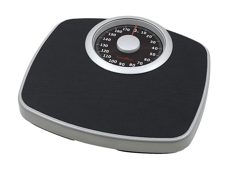TERRAILLON NEO T, Personenwaage, Schwarz / Silber