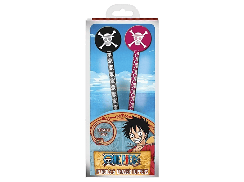 Pack papelería - Sherwood One Piece, de Dos Lápices con Goma