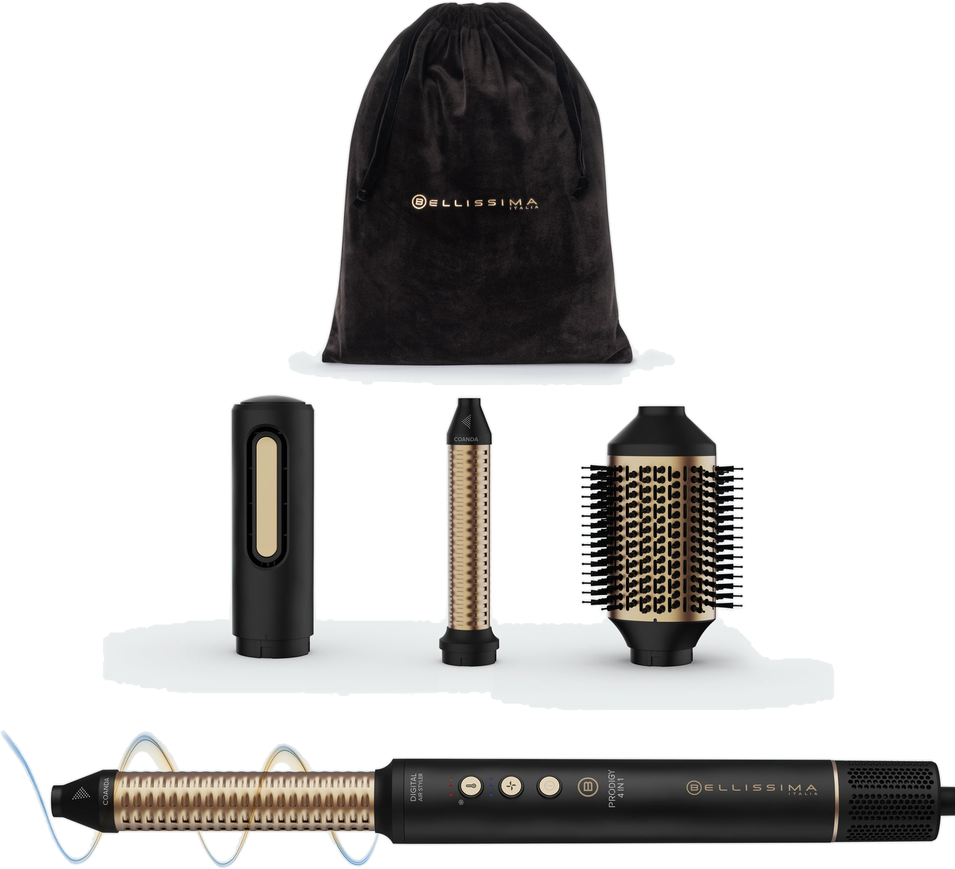 IMETEC Bellissima 21006 Prodigy 4 az 1-ben Professzionális Hajformázó