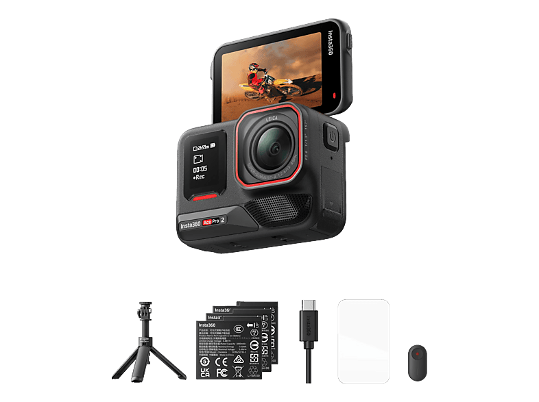 INSTA360 Ace Pro 2 Creator-Bundle Actionkamera , WLAN
