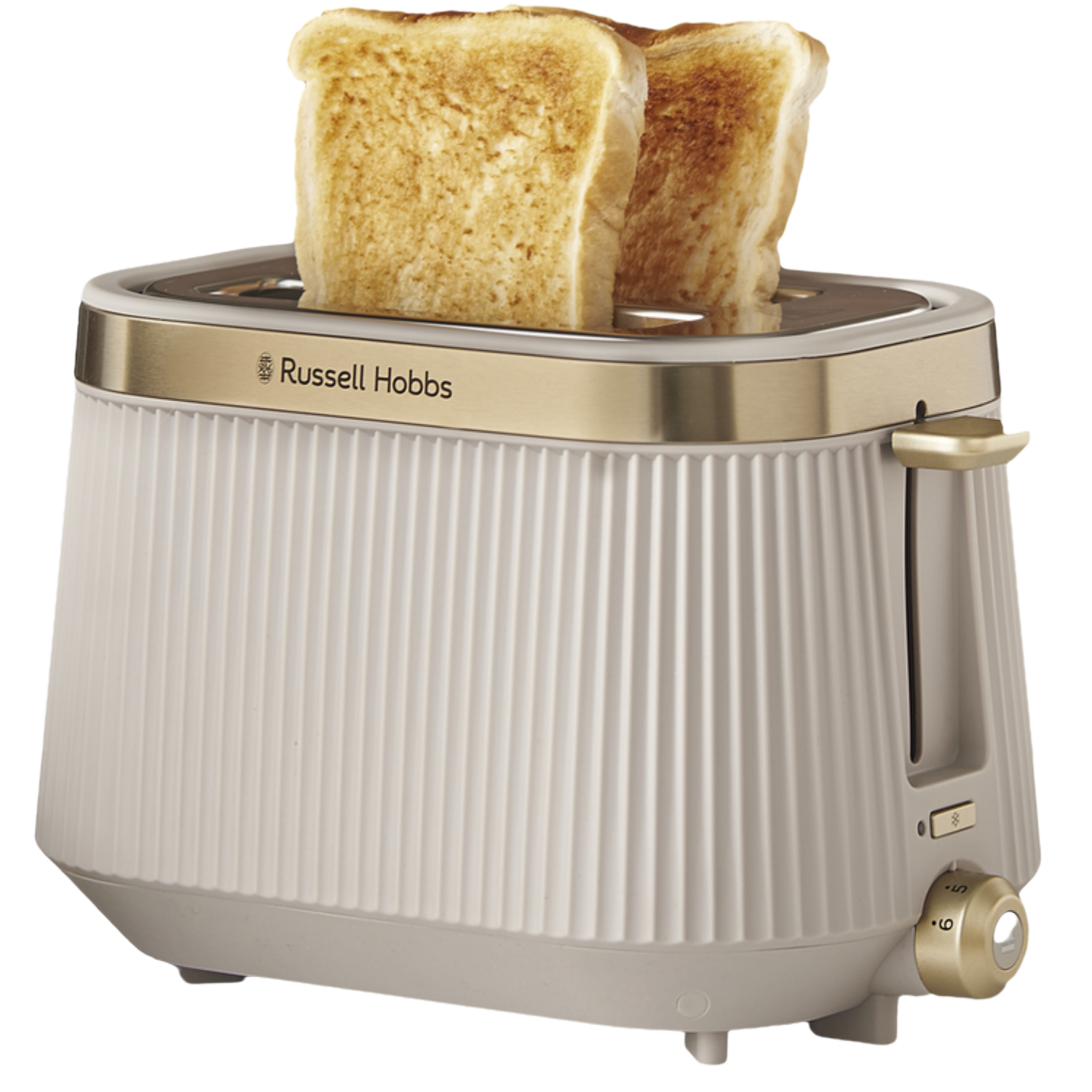Russell Hobbs Brontë 2 Snedes Broodrooster Stone Beige