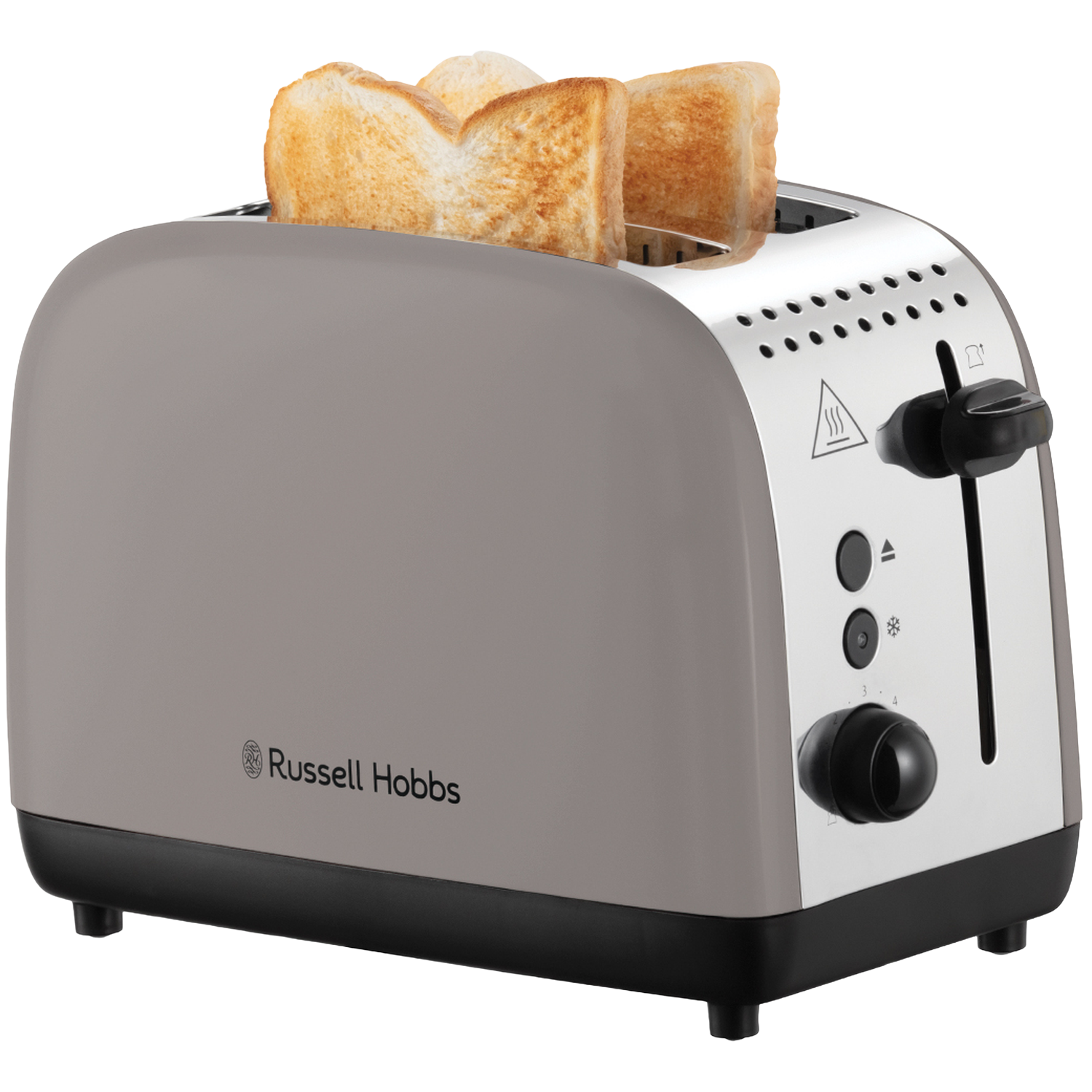 Russell Hobbs Colours Plus 2 Snedes Broodrooster Mocha Bruin