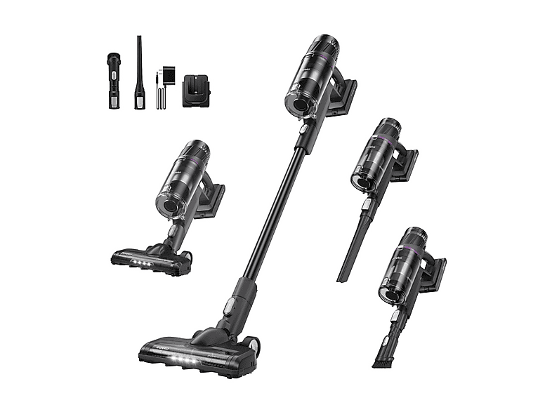 Eureka NEC 520 scopa elettrica senza filo, Senza sacco, 200 W Scopa Ricaricabile