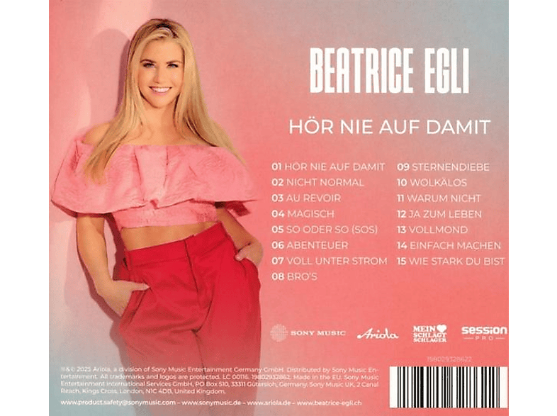 Thumbnail - Beatrice Egli - Hör nie auf damit (Deluxe Edition) (CD)