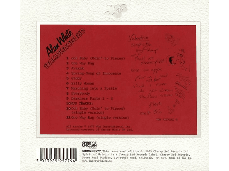 Thumbnail - Alan White - Ramshackled (Expanded Edition) (CD)