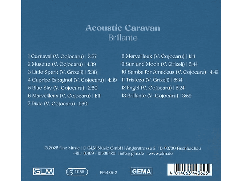 Thumbnail - Acoustic Caravan - Brillante (CD)