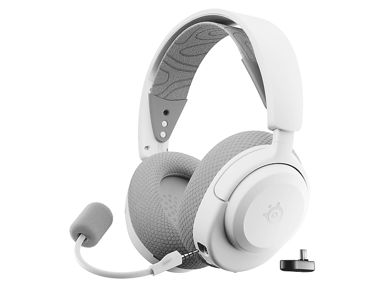 STEELSERIES Arctis Nova 3P Wireless, Over-ear Gaming-Headset Bluetooth Weiß