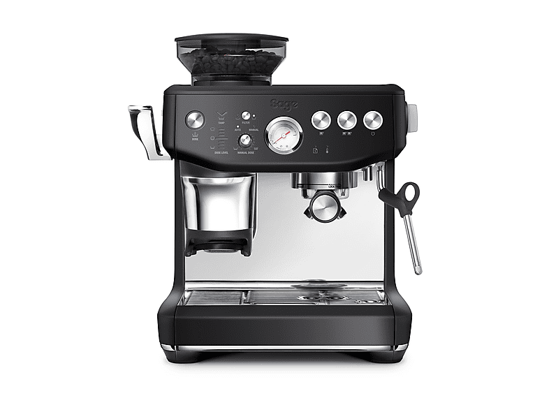 Sage theBarista Express Impress™ Siebträgermaschine (Black Truffle, mit 25 Mahlgradeinstellungen, 1850 Watt, 10 bar) — Foto 4 von 4