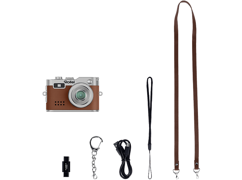 Rollei Mini-Digitalkamera, Braun; Mini Digitalkamera — Foto 4 von 5