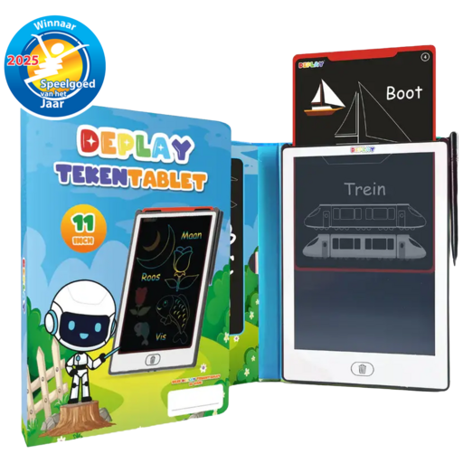 Deplay Tekentablet 11" Blauw/Wit