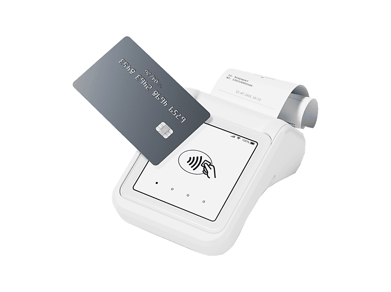 REACONDICIONADO Seminuevo Muy bueno Datáfono - SumUp Solo + Impresora tarjeta, Blanco