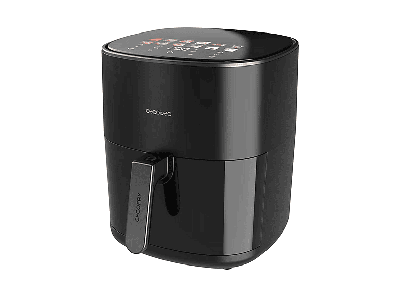 Cecotec Cecofry&GrillDuoheat6500 Friggitrice AD Aria, capacità 6,5 l, Max potenza 2200 W, Black