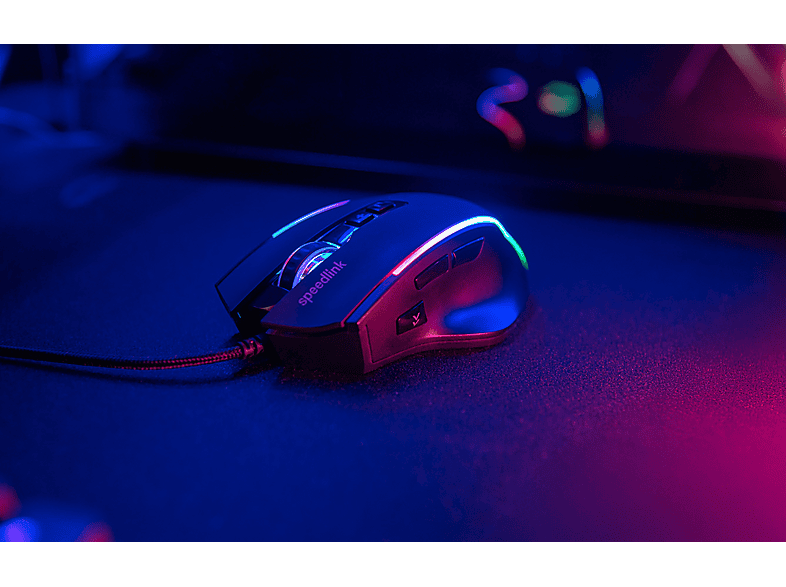 Speedlink DECUS NX RGB Gaming Mouse, rubber-black; Gaming Maus — Foto 5 von 5