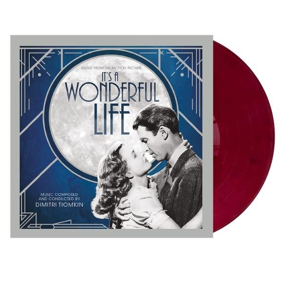 Albumcover für "It's a Wonderful Life" mit einem küssenden Paar. Neben dem Cover befindet sich eine rote Schallplatte.