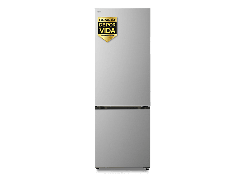Frigorífico combi - LG GBBW322CPY, No Frost, 203 cm, 465 l, AI Inverter™, DoorCooling+™, ThinQ AI™, Inox antihuellas