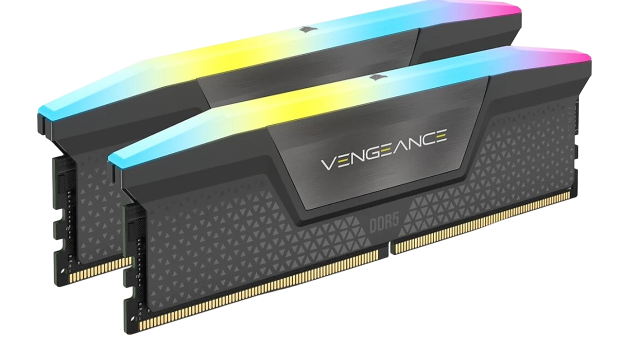 CORSAIR Vengeance RGB 32GB (2x16GB) 5600MHz DDR5 C36 1,25V Ram AMD