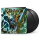 Vinyl-Schallplatten-Set mit Cover, Bandlogo und Artwork, zwei schwarze Vinyl-Scheiben.