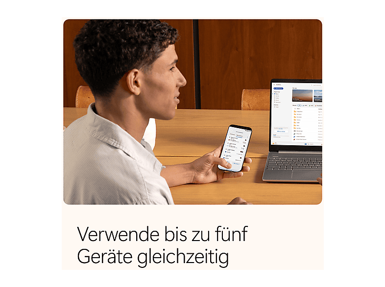 Thumbnail - Microsoft 365 Single, 12 Monate für 1 Nutzer (5 Geräte), TB Cloudspeicher, Download Code - [Multiplattform]