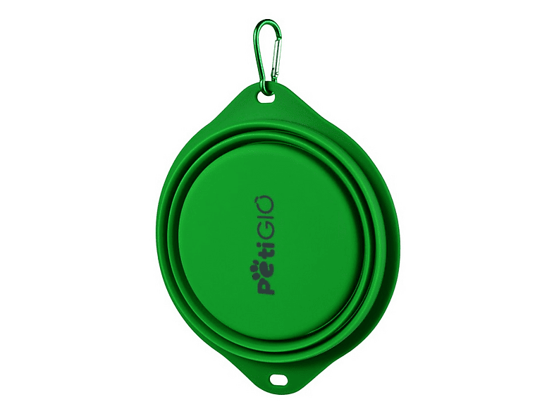 Silikonowa miska podróżna dla zwierząt Peti-to-Go PETI-180GREEN – zdjęcie 3